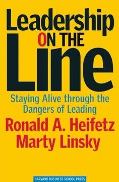 Leadership on the Line book cover