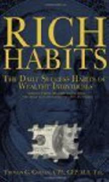Rich Habits book cover