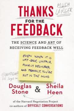 Thanks for the Feedback book cover