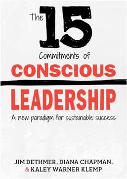 The 15 Commitments of Conscious Leadership book cover