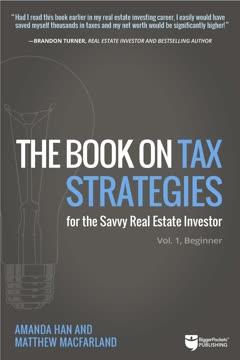 The Book on Tax Strategies for the Savvy Real Estate Investor book cover