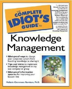 The Complete Idiot's Guide to Knowledge Management book cover