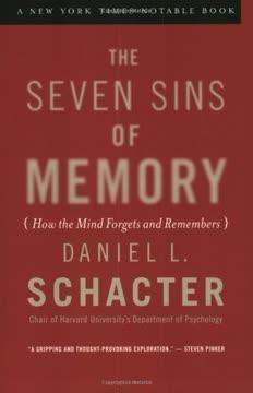The Seven Sins Of Memory Updated Edition book cover