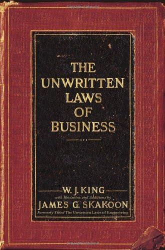 The Unwritten Laws of Business book cover