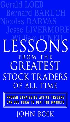 Lessons from the Greatest Stock Traders of All Time book cover